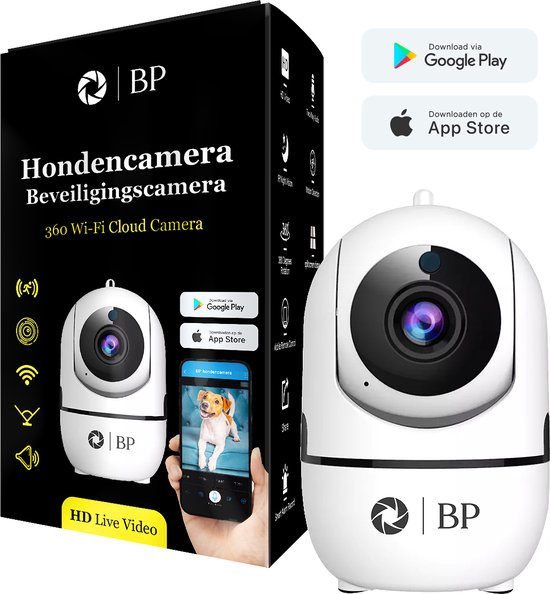 Oppositie plein condensor BP Hondencamera met App - Huisdiercamera - Babyfoon & IP Beveiligingscamera  -... | bol.com