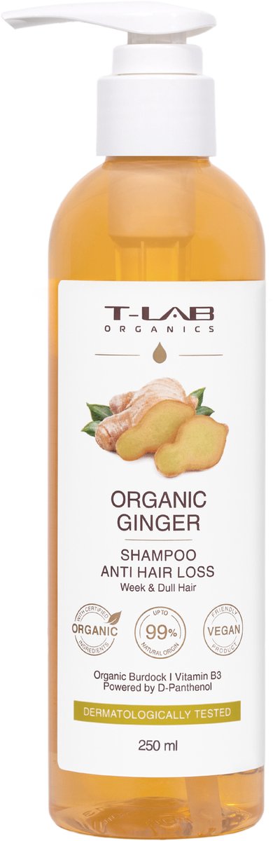 T-LAB Organic Ginger Anti-Hair Loss Shampoo 250ml