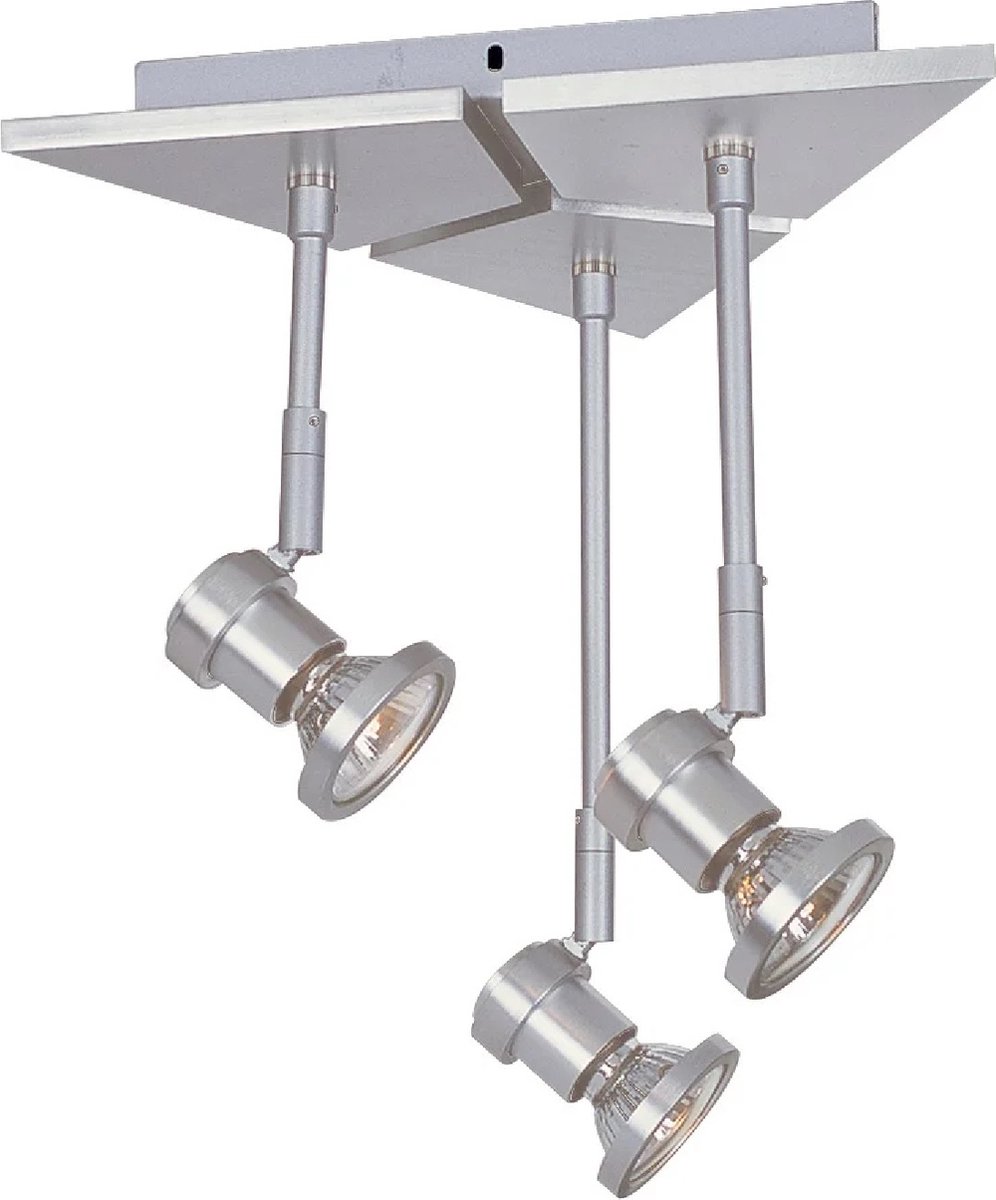 Fantasia X-BASE+NUBIS PLAF 3XGU10 5W LED AN.ALU - Energiezuinige Plafondlamp