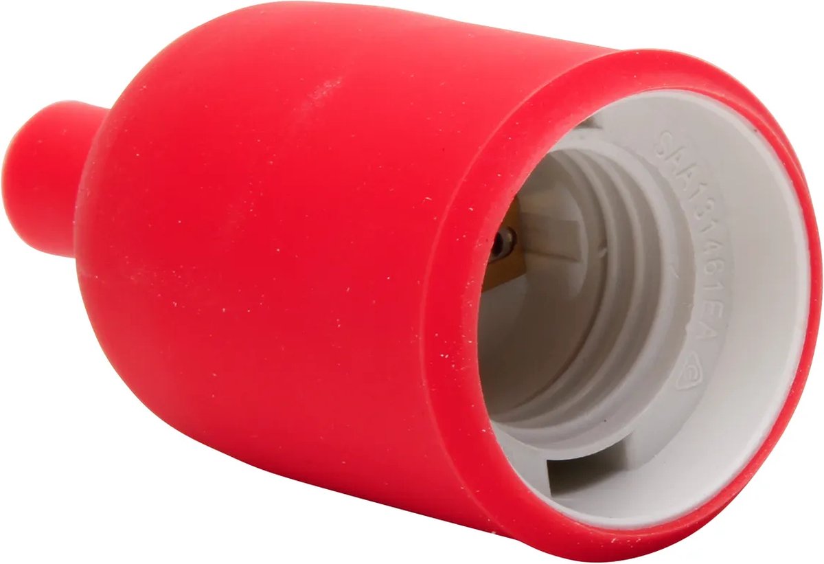 KOPP lampfitting - E27 - Met trekontlasting - Rood
