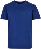Urban Classics - Organic Basic Pocket Kinder T-shirt - Kids 110/116 - Blauw