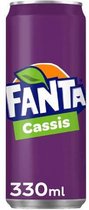 Fanta Cassis - canette élégante - 24x33 cl - NL