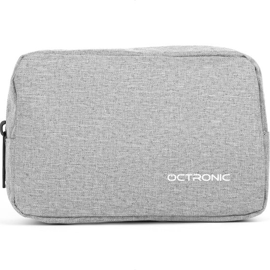 Housse pour ordinateur portable 13 pouces - Housse pour ordinateur portable adaptée au MacBook Pro 14 pouces - Housse pour tablette - avec pochette organiseur de câbles - Grijs