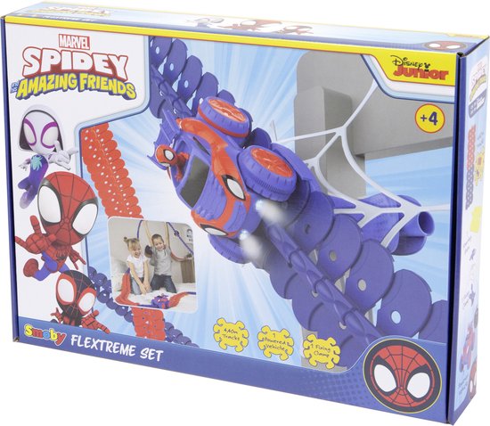 Smoby - Disney Marvel Spiderman - Flextreme Discovery Set - Racebaan - 4,4m