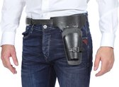 Holster zwart enkel met riem