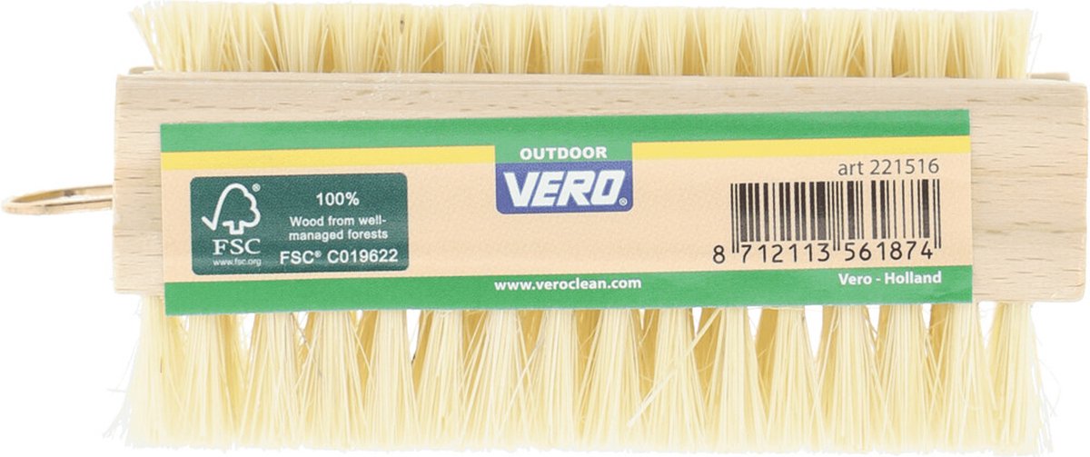 6x Vero FSC Houten Nagelborstel