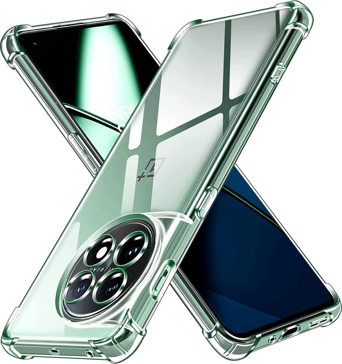 Hoesje voor OnePlus 11 backcover Shockproof siliconen Transparant