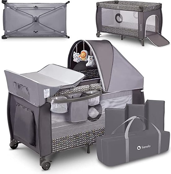 Lit de camping pliable avec oreiller 183 x 66 x 33 cm Noir Argent