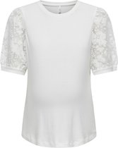 ONLY OLMALLIE S/S MIX TOP JRS Dames Top - Maat L