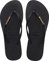 Havaianas SLIM - Zwart/Goud - Maat 39/40 - Dames Slippers