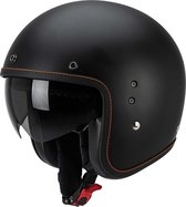 Scorpion Belfast Solid Matte Zwart Jethelm - Motorhelm - Maat XXXL