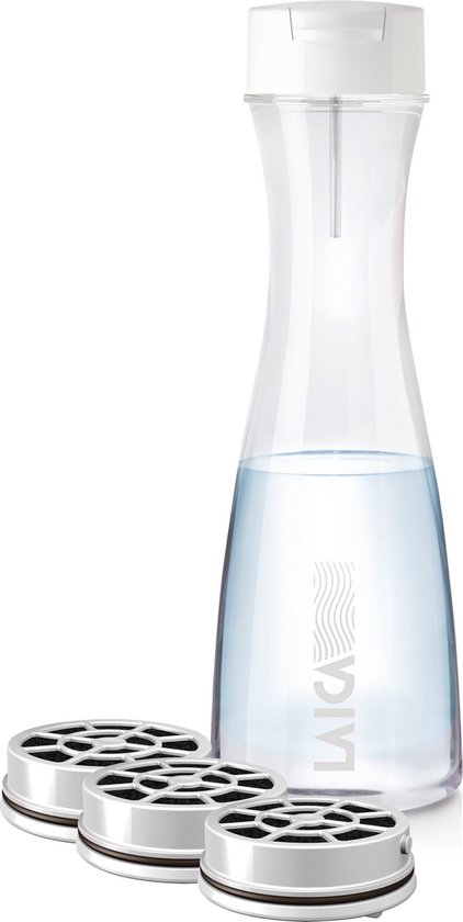 Laica Flow'n Go GlaSSmart - carafe filtrante en verre et bouteille d'eau en  1 