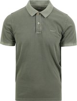 Gant - Polo Sunfaded Groen - Regular-fit - Heren Poloshirt Maat XXL
