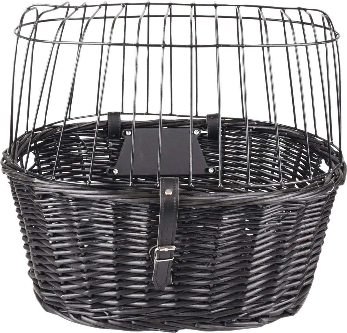 MaxxPet Fietsmand hond - Hondenmand fiets - Vooraan fietsstuur - 45 x 36 x 40cm - Zwart