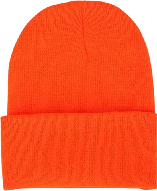 ASTRADAVI Beanie Hats - Muts - Warme Unisex Skimutsen - Winter Hoofddeksels - Oranje
