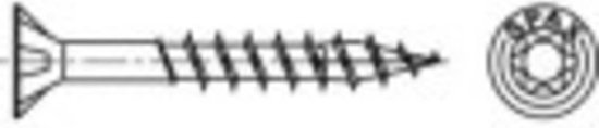 SPAX R 88091 Senkkopf/T-STAR TG 191010501003 Vis à bois 5 mm 100 mm Torx, 6 pans intérieurs ronds acier étamé par galva