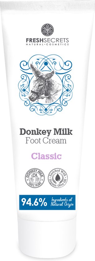 Fresh Secrets Voet Crème Ezelinnenmelk Classic 100ml