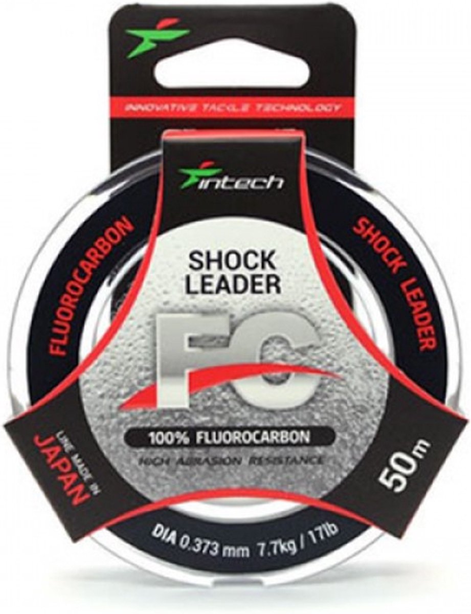 Fluorocarbon Shock Leader - 0.555mm - 50m - 15.9kg/35lb - Fluorcarbon Voorslag voor Zeevissen, Roofvissen & Karpervissen