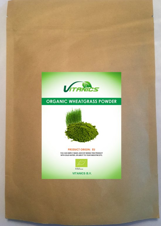 Biologisch Tarwegras Poeder (EU) 1kg