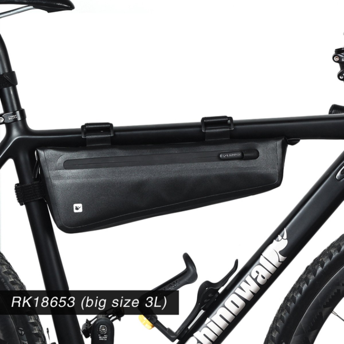 Fiets Frametas - Bike Packing - Lichte, smalle & waterdichte tas voor Racefiets of Mountainbike - 2.8L