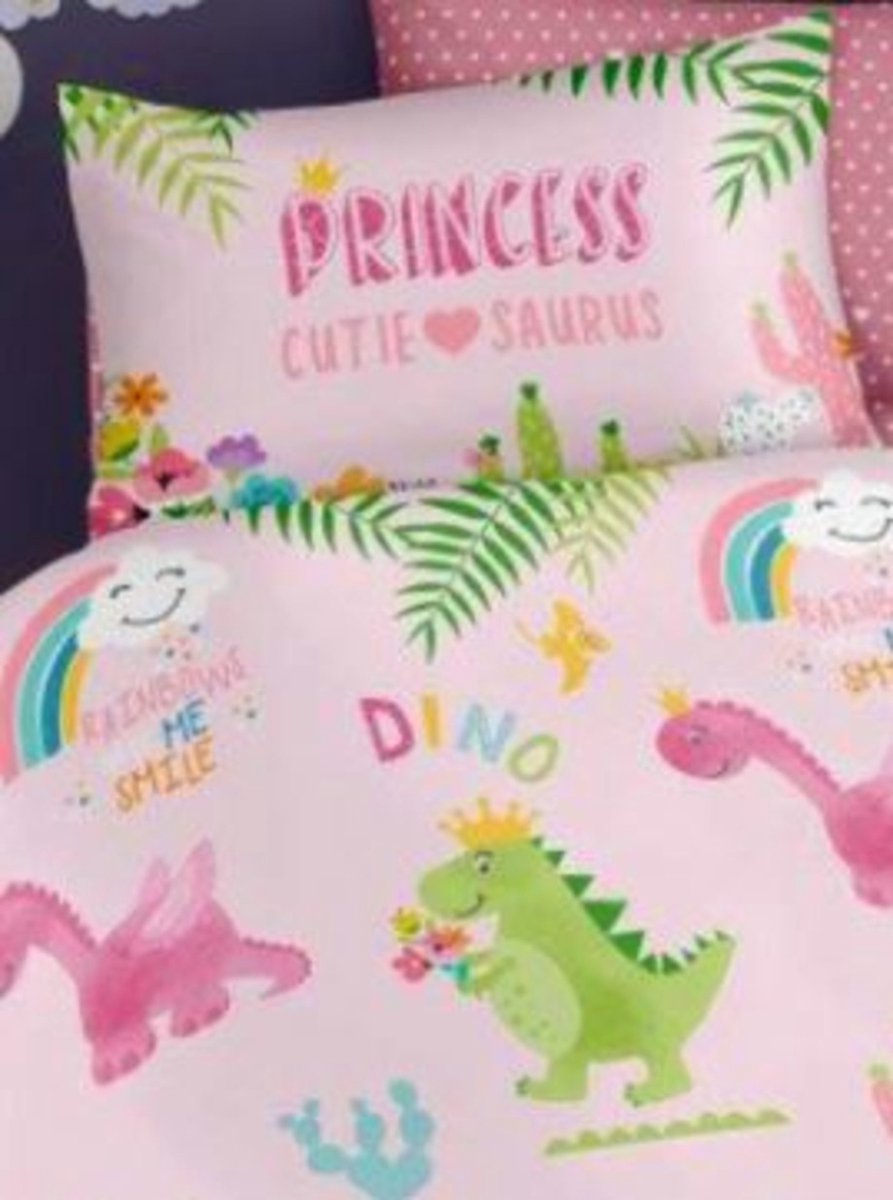 Happy Linen Company Meisjes Kids Magische Zeemeerminnen Lila Paars Eenpersoons Omkeerbaar Dekbedovertrek Beddengoed Set
