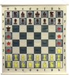 Afbeelding van het spelletje Demo schaak set - presentatie schaakbord met schaakstukken 910x910 - schaakspel