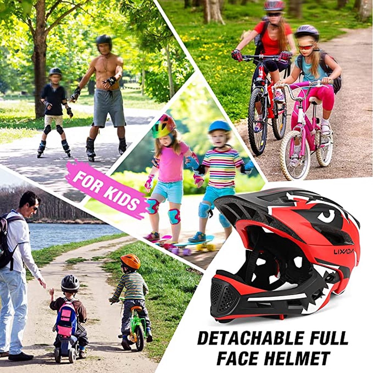 Casque Roller Enfant Casque Vélo Enfant Ajustable - Protection Maxi Pour Skate, Roller Et Scooter | LANOVAGEAR Cadeau Sécurité Garçon Fille Casque Roller Enfant Casque Vélo Enfant Ajustable - Protection Maxi Pour Skate, Roller Et Scooter | LANOVAGEAR Cadeau Sécurité Garçon Fille