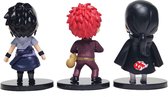 Naruto Set van 12 Figuren - Anime Verzamelaar - Beeldjes - Poppetjes - Shippuden Hinata Sasuke Itachi Kakashi Gaara - 7cm