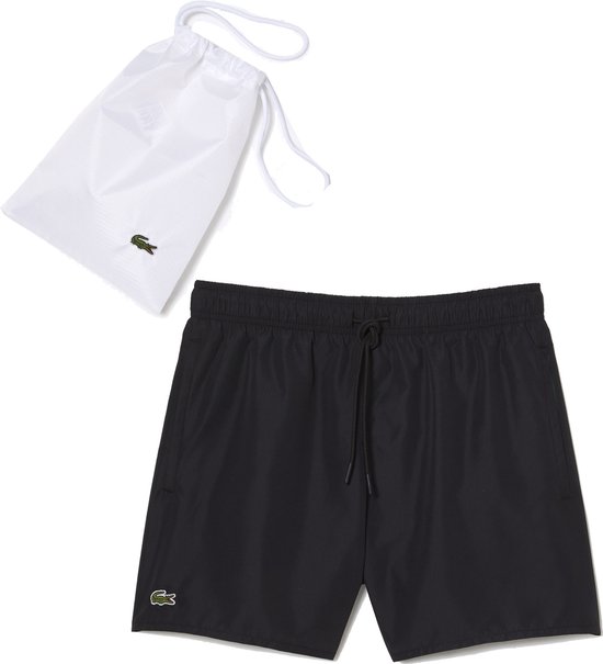 Lacoste Zwemshort Heren Zwart - Zwembroek - Maat M - Zwembroek