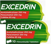 2x Excedrin Migraine 10 tabletten