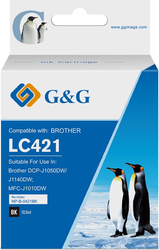 G&G LC421 Cartouche d'encre Private Label Alternatief pour Brother