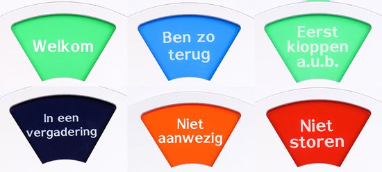 Schuifbord Aanwezig - Afwezig (Deurbord) - Bestel Online