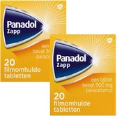 Panadol Zapp 500mg - 2 x 20 tabletten