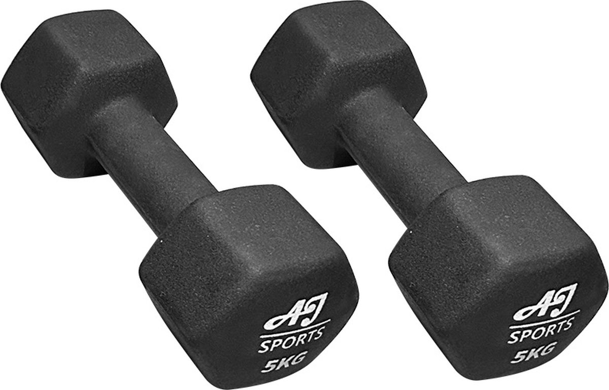 AJ-Sports Dumbells Set 1 t/m 5 kg dumbell - Gewichten - Dumbells set - Gewichten set - Halterset - Fitness gewichten - Krachttraining - Fitness – foto 4