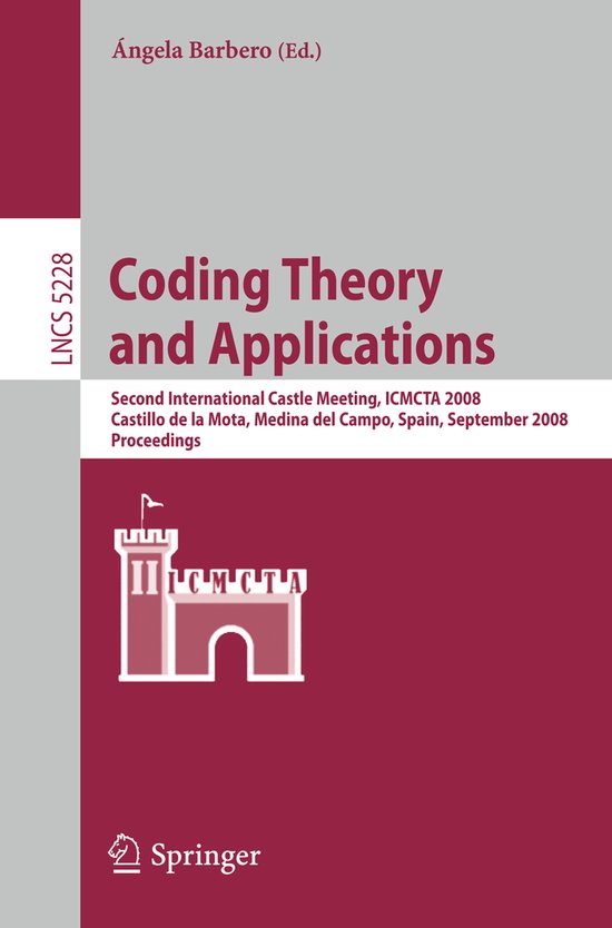 Coding Theory and Applications - cover