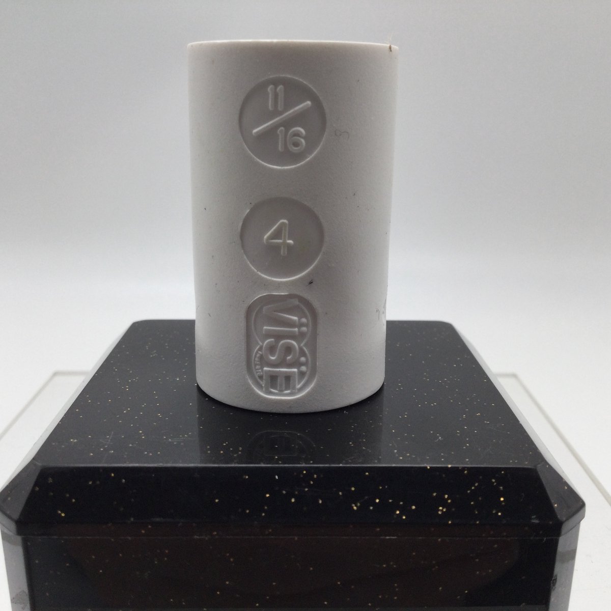 Bowling Bowlingbal vinger inserts, per 2 stuks, 'Vise powerlift / semi-grip inserts' , naar keuze powerlift of semi-grip, kleur wit, maat 11/16 , nr. 4, boormaat 31/32,