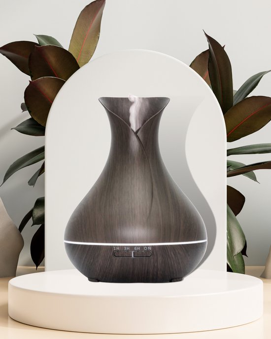 Aroma Diffuser - Vitality Pro - Dark Wood - Met afstandsbediening ...