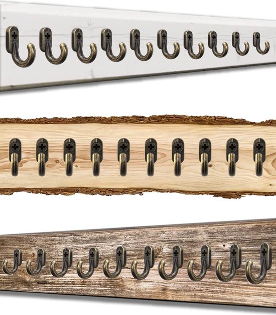 300 Stück 6.5x13mm Durch Haken, Mini Augen Schraubösen Schraubhaken