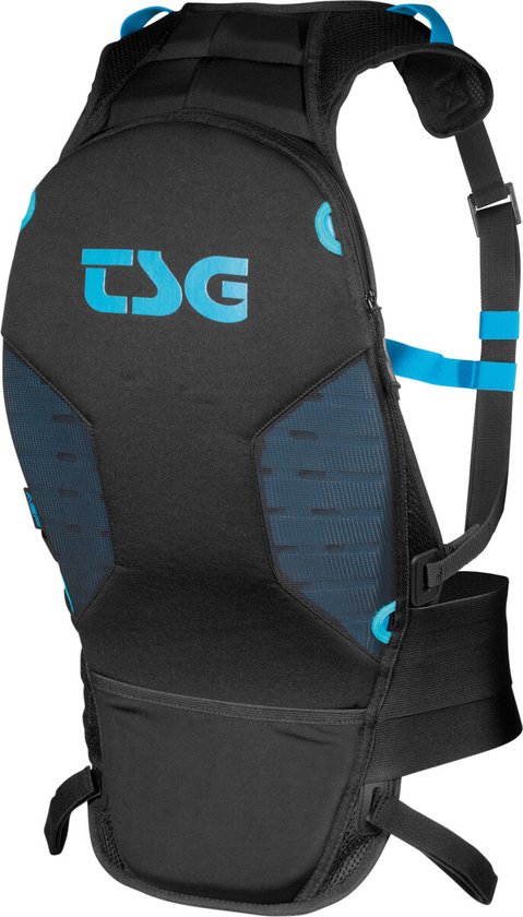 TSG Backbone Vest Gilet Protettivo Per Bambini Con Protezione Dorsale In Memory Foam, Unisex, Certificato CE, Nero - 4
