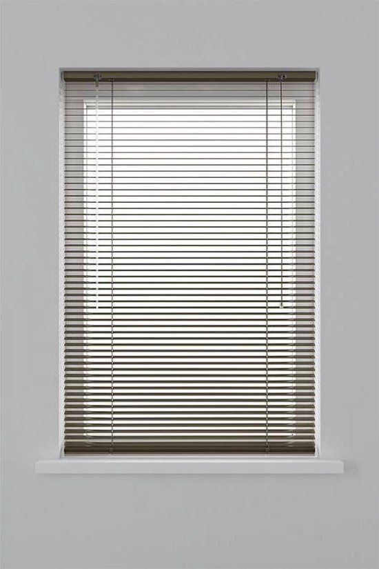 Decosol Horizontale Jaloezie Aluminium 25 mm Taupe Maat 120 x