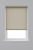 Decosol Rolgordijn Lichtdoorlatend Structuur - Taupe - Maat: 120 x 190 cm