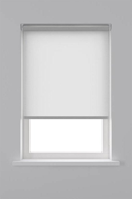 Decosol Rolgordijn Lichtdoorlatend - Gebroken Wit - Maat: 180 x 190 cm