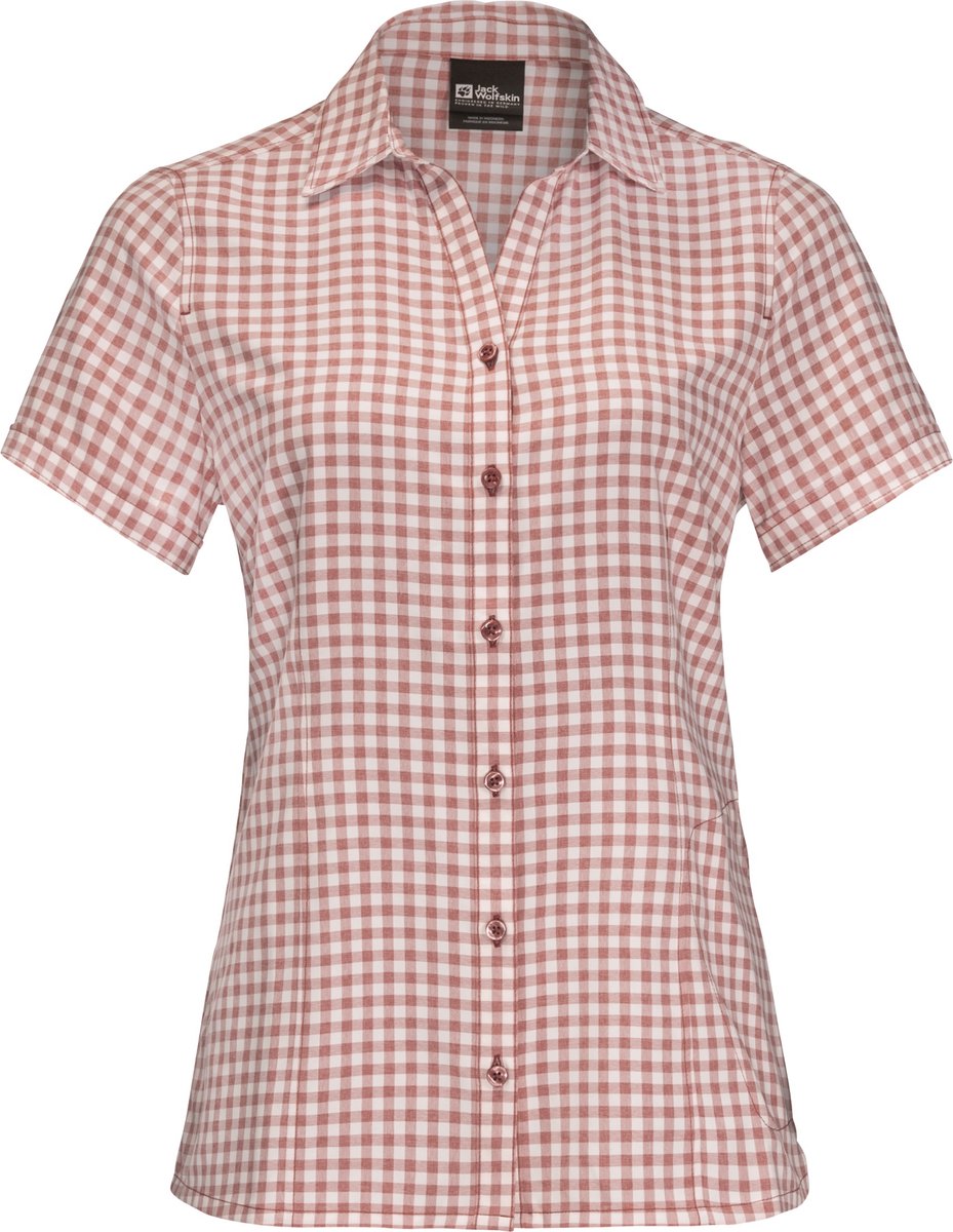 Jack Wolfskin Kepler Shirt Women Outdoorblouse Dames Apple Butter