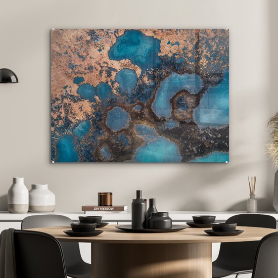 Peinture sur verre - piscines rocheuses - 80x60 cm - Peintures sur Verre Peintures - Photo sur Glas