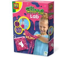 foto van SES - Slime lab - Unicorn - zelf glitter slijm maken - met kralen, sticker en zip-lock zakje