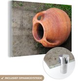 MuchoWow® Peinture sur verre 60x40 cm - Peinture sur verre acrylique - Amphore grecque à l'ancienne - Photo sur verre - Peintures