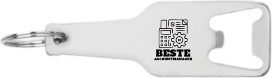Akyol - accountmanager flesopener - Accountmanager - accountmanager cadeau - leuk cadeau voor je vriend om te geven - beste accountmanager ever - 105 x 25mm
