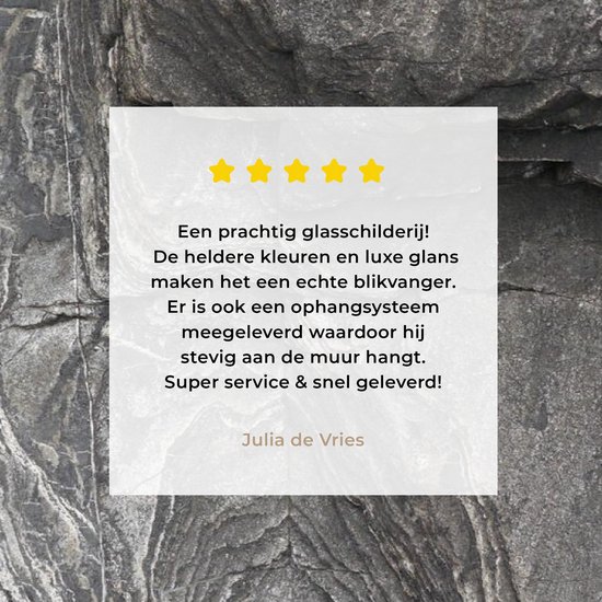 MuchoWow® Glasschilderij 150x100 cm - Schilderij acrylglas - Rots - Stenen - Natuur - Foto op glas - Schilderijen