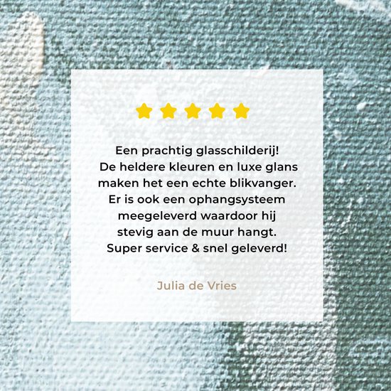 MuchoWow® Glasschilderij 60x40 cm - Schilderij acrylglas - Acrylverf - Abstract - Design - Foto op glas - Schilderijen