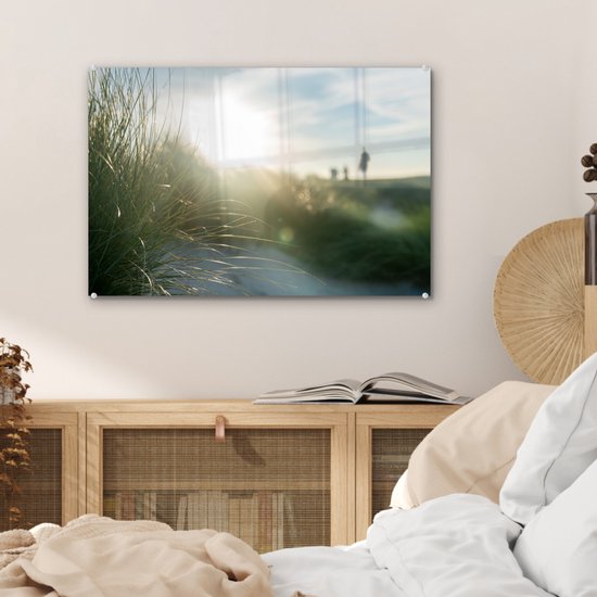 Peinture sur Verre - Plage - Dune - Soleil - 60x40 cm - Peintures sur Verre Peintures - Photo sur Glas